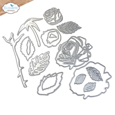 Elizabeth Crafts Die - Romantic Revival / Layered Rose